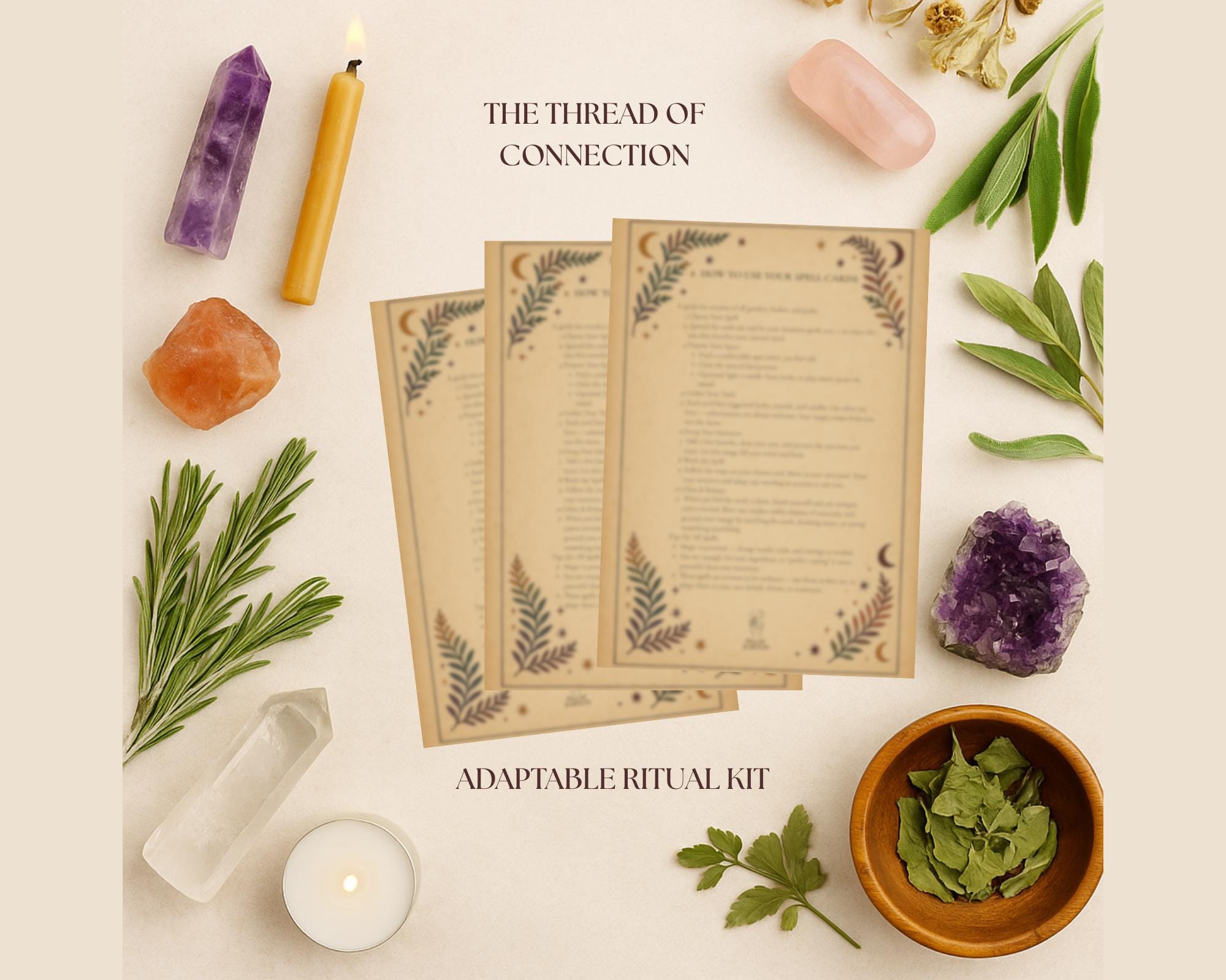 The Thread of Connection Printable Spell | Inclusive Bond Strengthening ...