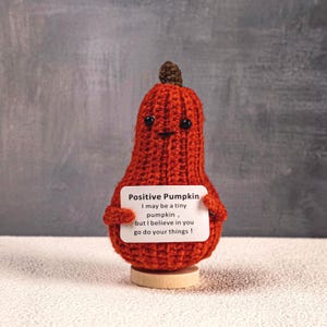 Verduras de crochet motivacionales, verduras de crochet positivas y de apoyo, regalo de agradecimiento, regalos divertidos de crochet para apoyar las emociones en la graduación.