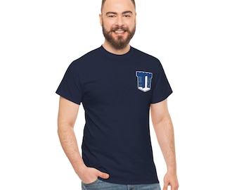 Sprechende Stadt O.G. Serie | Crest Tee für treue Fans | Hier seit dem ersten Pfiff