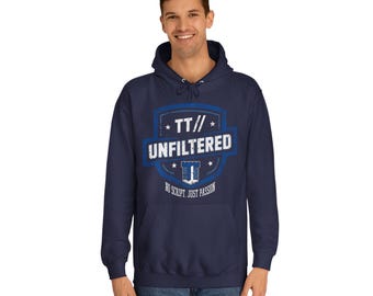 TT // Unfiltered Hoodie | Spieltag Kern | Schwergewichts-Hoodie für Fans, die Fußball voll fühlen