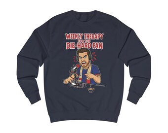 Wöchentliche Therapie-Sweatshirt | Keine Ruhe, kein Filter | Einfach Fußball-Feeling