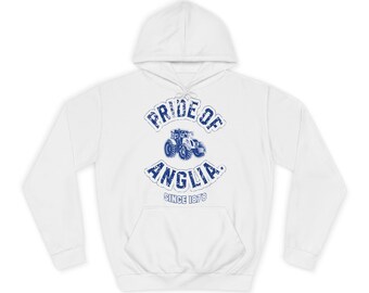 Stolz von Anglia Hoodie | Vintage Traktor Design | Suffolk Fußballfan | Seit 1878 |