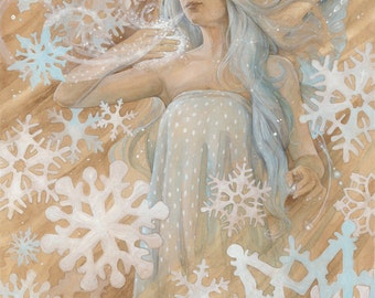 Snowflake Fairy 18x24 Signed Poster
