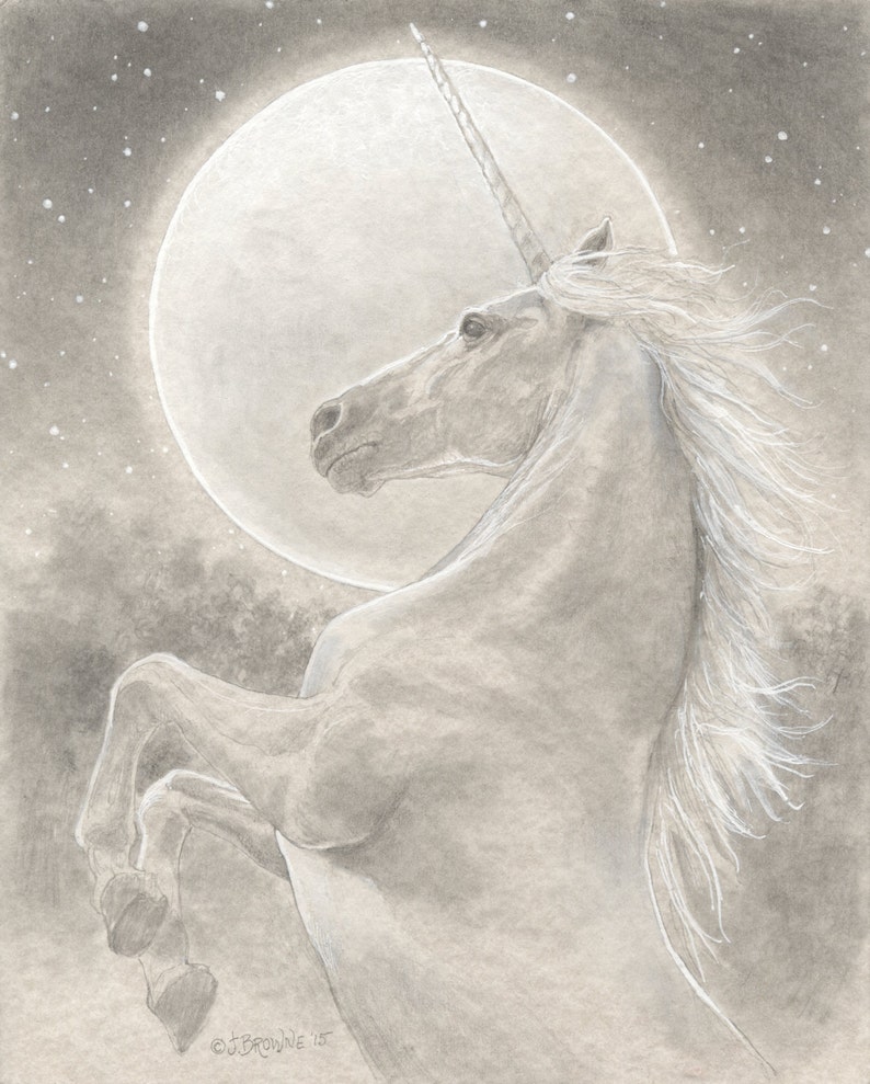 The Unicorn 8.5x11 Signed Print image 1