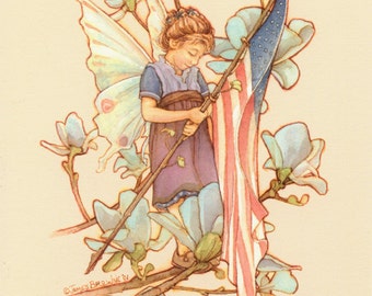 Wings of Freedom Fairy 8.5x11 Print