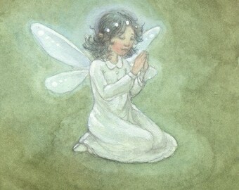 Prayer Fairy 5x7 Signed Print