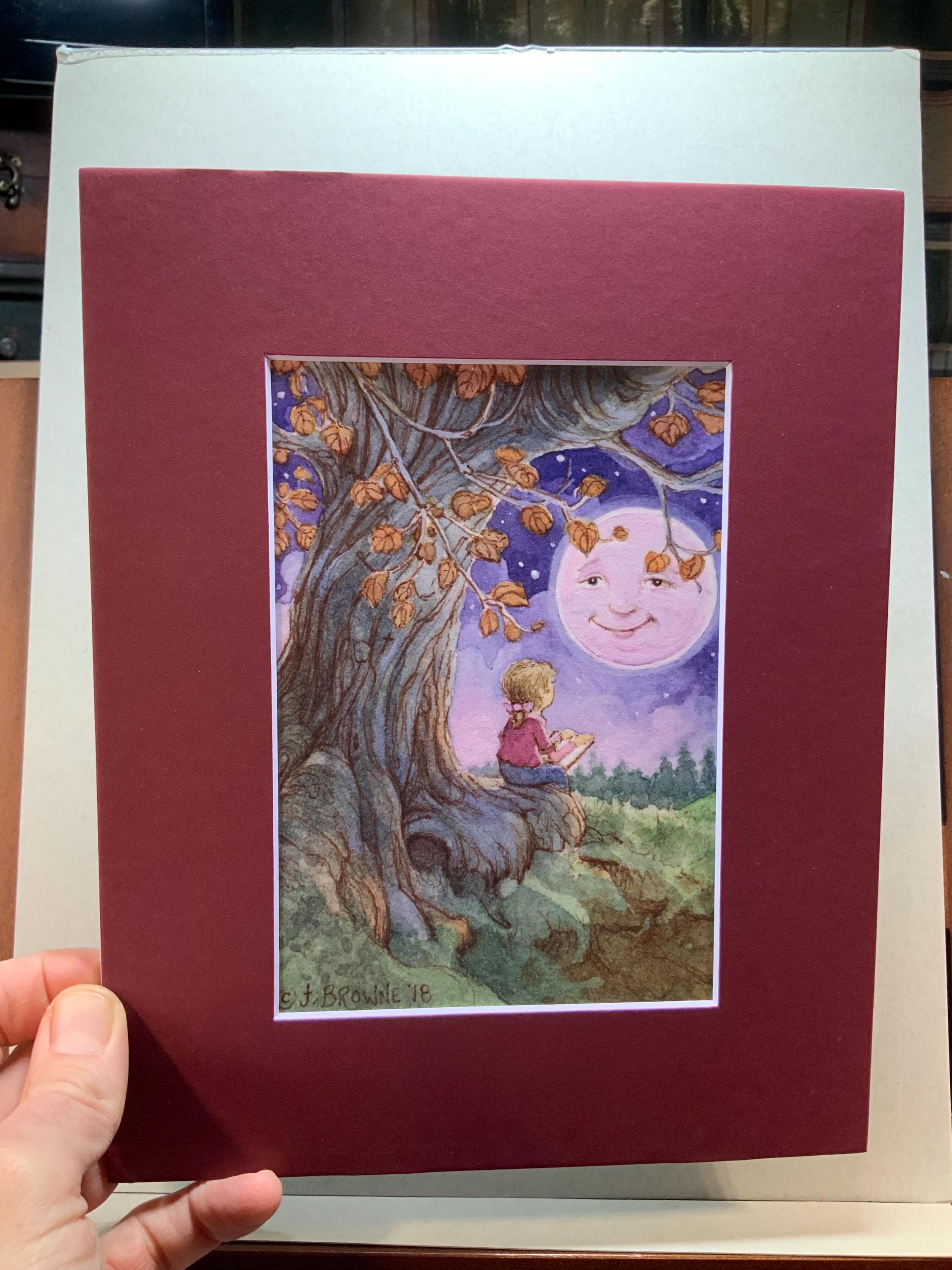 Peace, Be Still 5x7 Signed Print with 8x10 mat