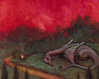 A Fire for a Friend 5x7 Print