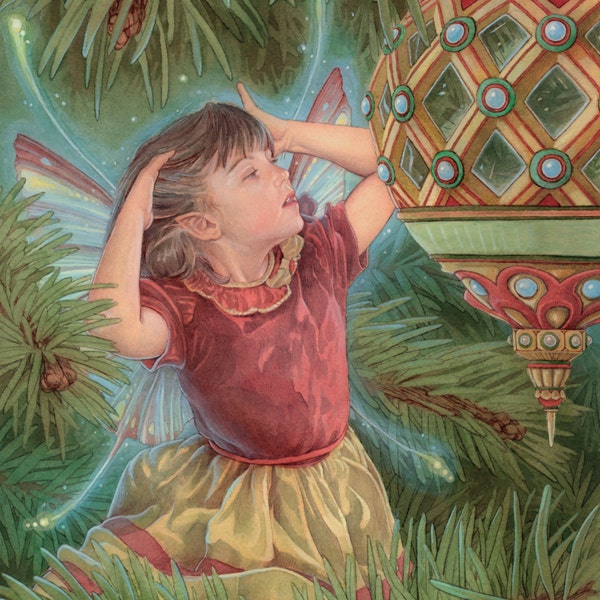 Reflections Fairy Christmas Ornament 8x11 Giclee Print