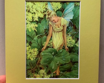 Dew Faery 5x7 Signed Print with 8x10 mat