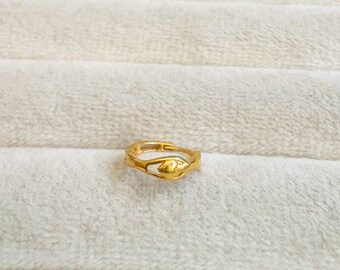 Anillo de nariz de oro de 22k con cierre a presión - Aro de nariz de oro - Anillo de nariz de oro - Anillo de nariz de oro macizo - Anillo de nariz de oro indio - Anillo de nariz de oro rajasthani