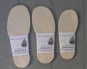 Wool insoles