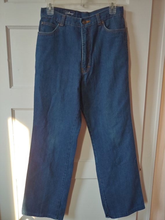 Vintage 1970s early 80s light weight cotton denim