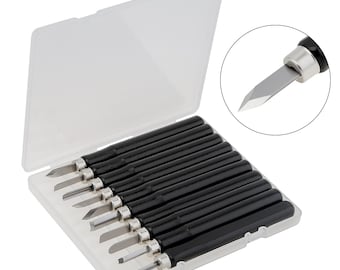 10-Piece Mini Wood Carving Chisel Set – Razor-Sharp Detail Tools for Fine Woodworking