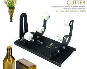 DIY Glass Bottle Cutter Tool – Adjustable Cutting Machine for Square and Round Wine or Beer Bottles