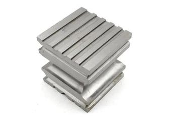 Six-Sided Steel Dapping Block – Heavy-Duty Jewelry Forming & Shaping Tool (60mm)