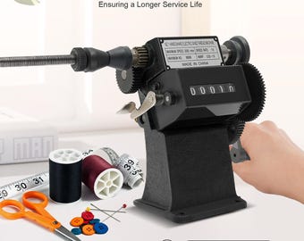 Manual Coil Winder with Counter – Hand-Crank Wire Winding Tool for 0.02–2.6 mm Wires