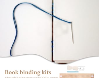 Handheld Bookbinding Hole Punch Tool with Adjustable Spacing for DIY Journals and Notebooks (11" / 28 cm)