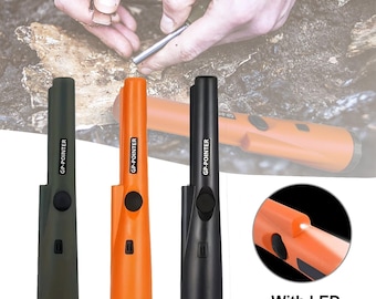 Handheld Waterproof Metal Detector – Pinpointing Rod, 9V Battery, 9" (2