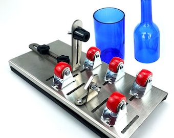 Adjustable Glass Bottle Cutter – DIY Cutting Machine for Wine, Beer, and Round Bottles (Metal Build)