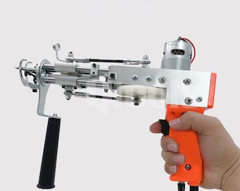 2-in-1 Electric Tufting Gun – Cut & Loop Pile Rug Making Tool, Adjustable Speed and Pile Height