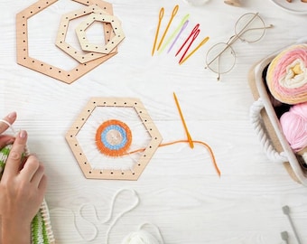 Circular Knitting Loom Kit – Beginner-Friendly Round Loom Set for Hats, Scarves, and Crafts