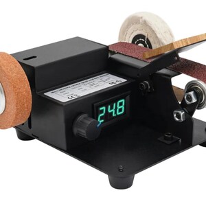a sanding machine with a digital display showing the time as 2:48.