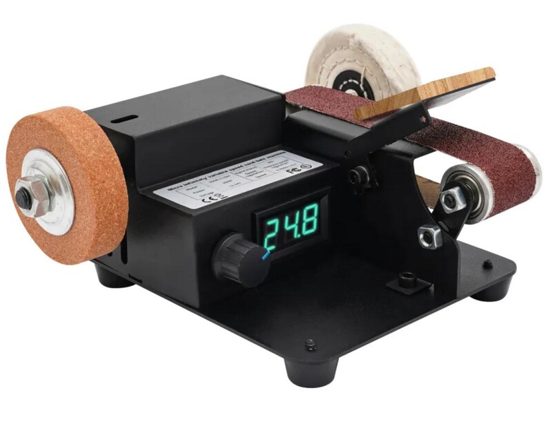 a sanding machine with a digital display showing the time as 2:48.
