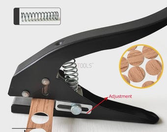 Manual Edge Band Hole Punch Plier – 8–15 mm Precision Punching Tool for Plastic, Paper, and PVC