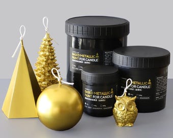 Metallic Candle Dip Paint – Surface Coloring for Decorative Candles (100–800 g)