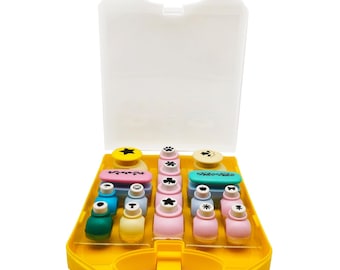 Assorted Craft Hole Punch Set – 16 Piece Shape Punch Kit for Cards, Scrapbooking & Paper Crafts