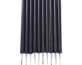 10-Piece Micro Wood Carving Knife Set – High-Speed Steel Detail Tools with Wooden Handles