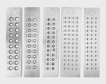 Tungsten Carbide Wire Drawplate – Multiple Shapes (Round, Square, Triangle) for Gold & Silver Wire Jewelry Making