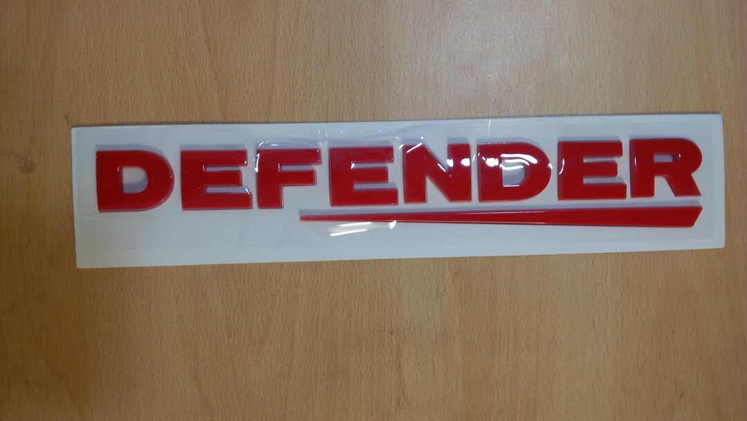 Land Rover Defender Classic 90 110 130 Swooshrear DEFENDER Badge ...