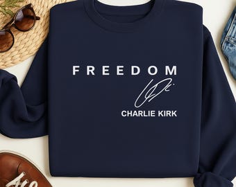 KWQDOZF Charlie Kirk La libertà Non è Gratuita, bisogna lottare per essa e difenderla. Maglietta a Maniche Corte per Uomo in Cotone