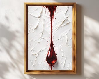 Blood of Christ Wall Art Printable | Blood Of Jesus, Christian Wall Decor | Jesus Art Print | Religious Artwork | Christian Digital Download