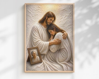 Loss of Mother Gift x 4, Sympathy Gift for Loss of Mom, Memorial Print for Grieving Daughter Son, Loving Memory of Mother, Bereavement gift