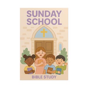 Christian Posters, Sunday School Decal, Welcome We&#39;re Glad You&#39;re Here, Sunday School Poster, Kids Bible Decal, Sunday School Art, Pray