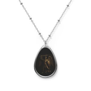 St. Michael Archangel Necklace, Religious Pendant for Men, Shield Protection Jewelry, St Michael Archangel Necklace, Religious Gift, Saint,