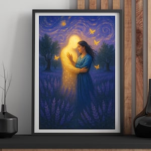 Jesus Hugging Girl, Modern Christian Art, Jesus Painting, His Love, Christian Prints, Bible Wall Art, Jesus and Woman, Jesus Art, Mormon Art