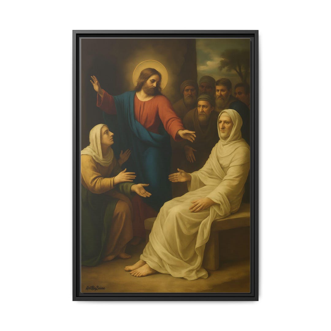 The Raising of Lazarus Wall Art | Faith-inspired Christian Art Print ...