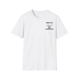 Funny Kicking Goose T-Shirt, Unisex Humour Tee, Quirky Gift for Friends, Birthday Present, Holiday Apparel - Silly Goos, Men&#39;s, Silly Goose