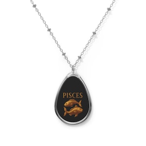 Pisces Necklace, Zodiac Necklace, Constellation Jewelry, Zodiac Sign Pendant, Pisces Zodiac Sign Necklace, Astrology Gift for Her