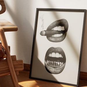 Esthetische muurkunst - moderne poster | Abstracte hedendaagse poster | Esthetische poster voor woon- of slaapkamer | [JynxPrints]