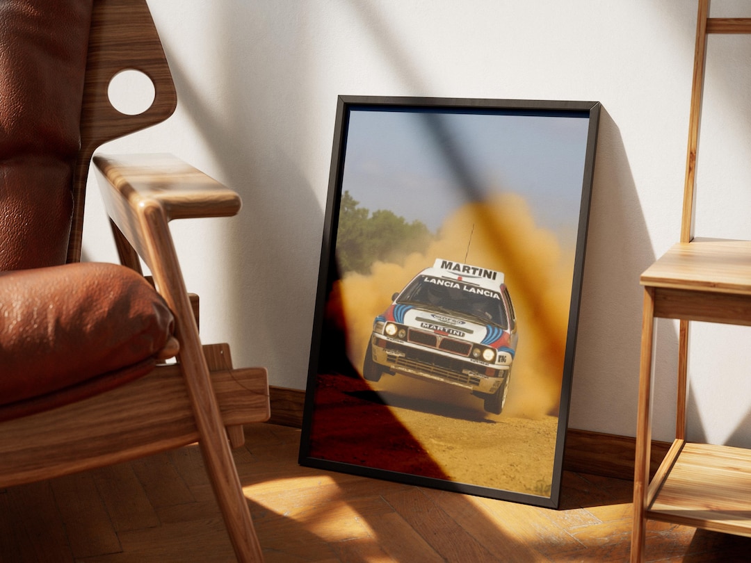 Rally Racing Poster - Vintage Rally Wall Art | Graphic Car Print ...