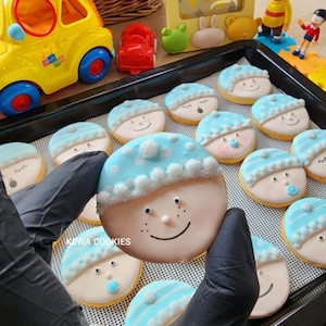 Baby shower Gifts Custom Icing Cookies | Hand decorated cookies