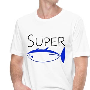 Super Tuna T-Shirt – Funny Kpop Inspired Fish Drawing Tee, Jin BTS Meme Shirt, Cute Gift for Army Fans, Korean Pop Lover Tee&quot;