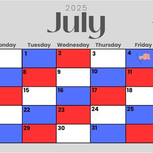 Juli Kalender