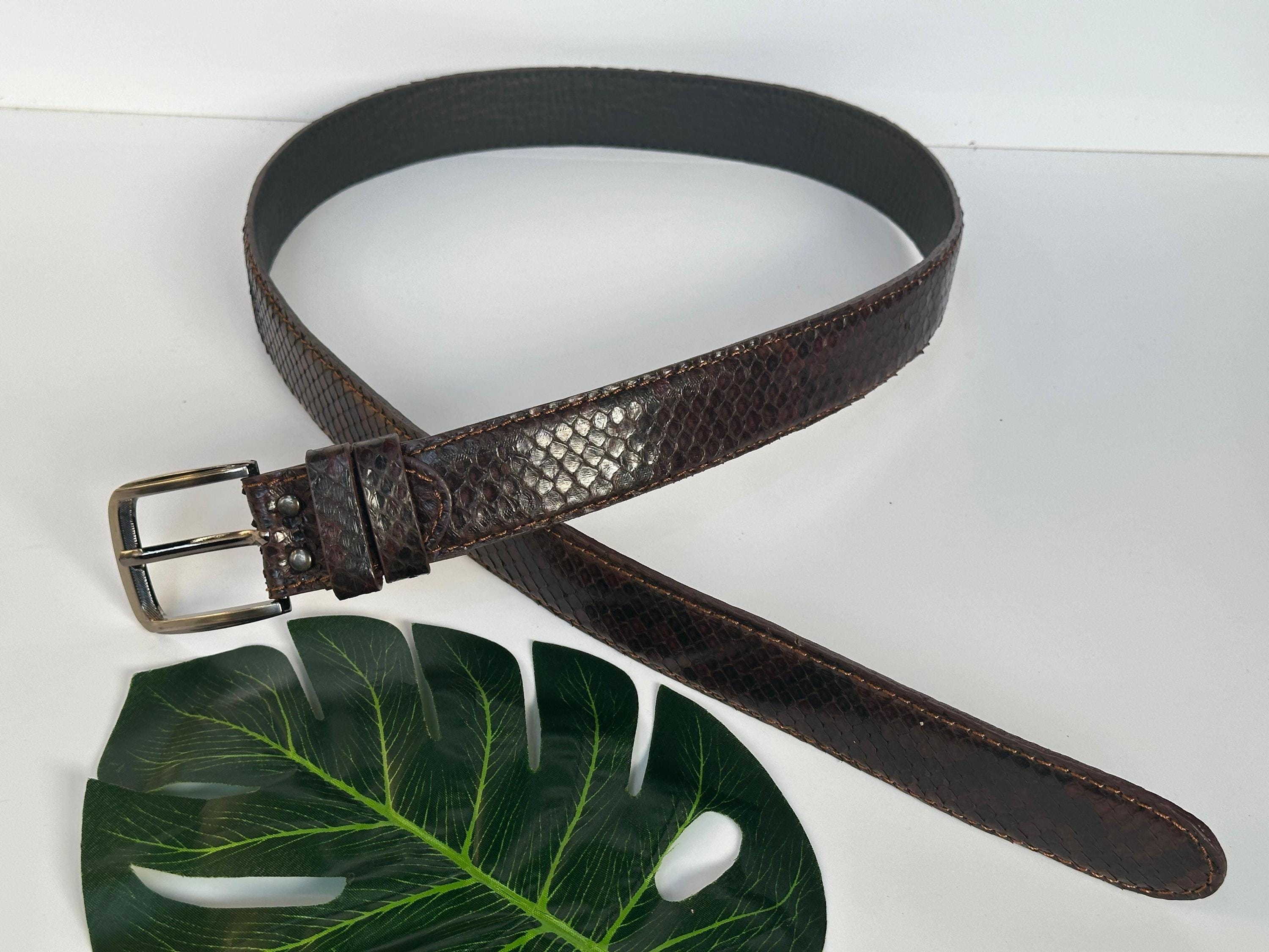Snakeskin Belt for Women - Etsy