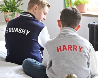 Personalised Childrens Varsity Jacket